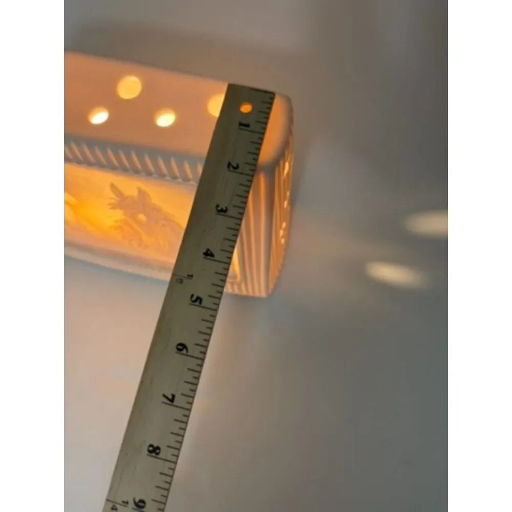 Porcelain Lithophane bisque night light with 